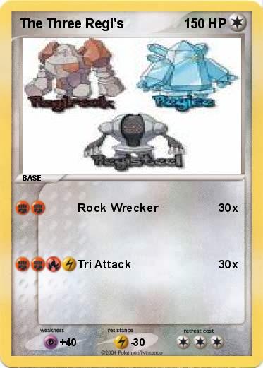 Pokemon The Three Regi's