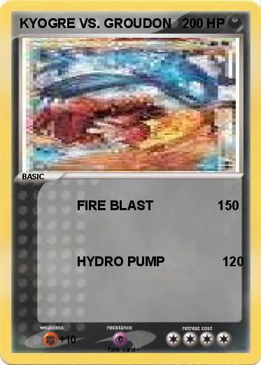 Pokemon KYOGRE VS. GROUDON