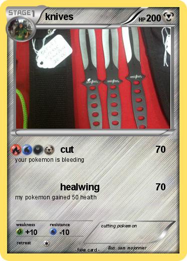 Pokemon knives
