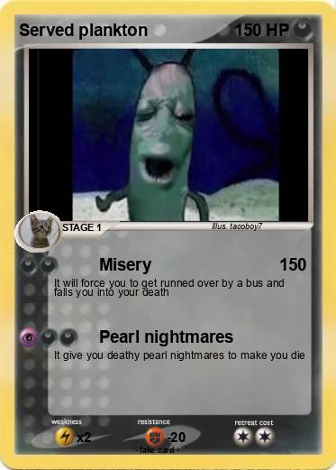 Pokemon Served plankton