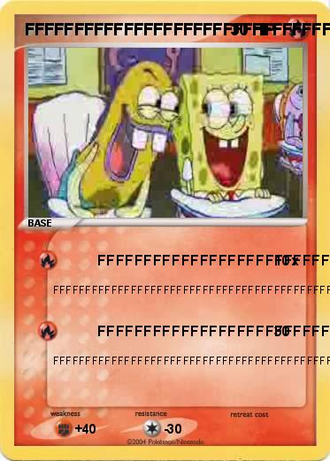 Pokemon FFFFFFFFFFFFFFFFFFFFFFFFFFFFFFF