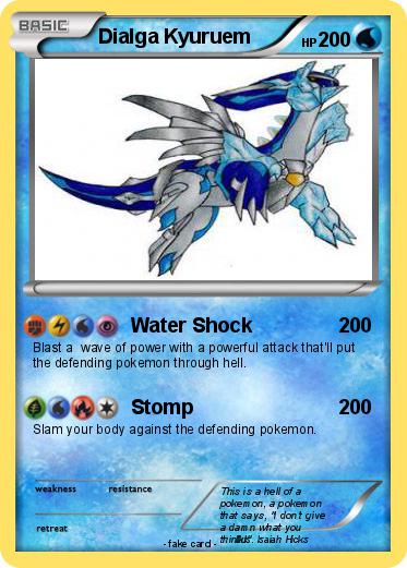 Pokemon Dialga Kyuruem
