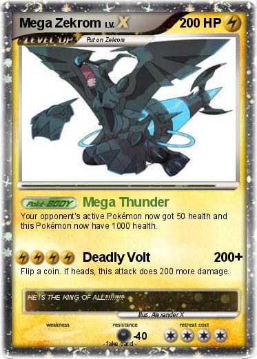 Pokemon Mega Zekrom