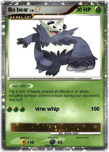 Pokemon Bo bear