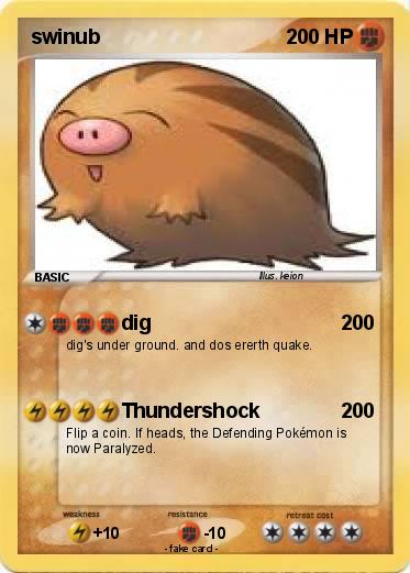 Pokemon swinub