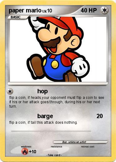 Pokemon paper mario