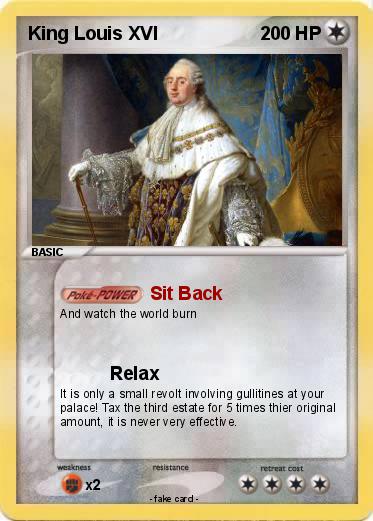 Pokemon King Louis XVI