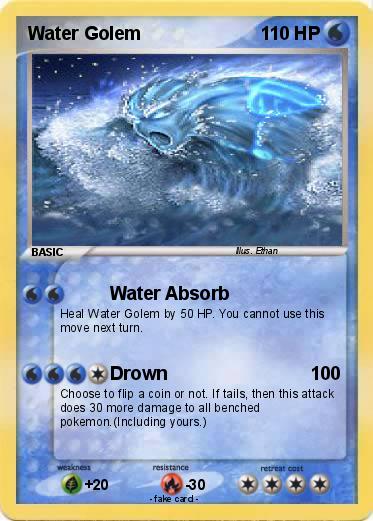 Pokemon Water Golem