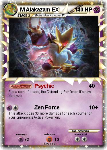 Pokemon M Alakazam EX