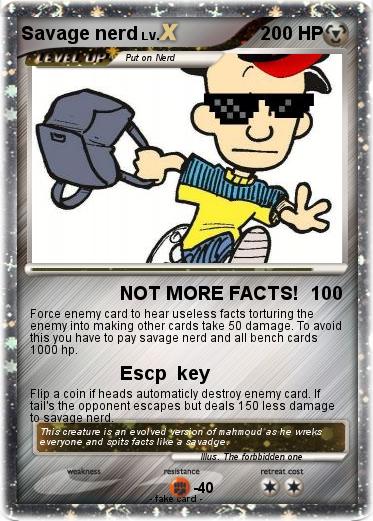 Pokemon Savage nerd