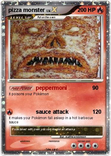 Pokemon pizza monster