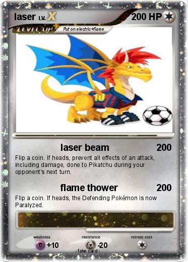 Pokemon laser