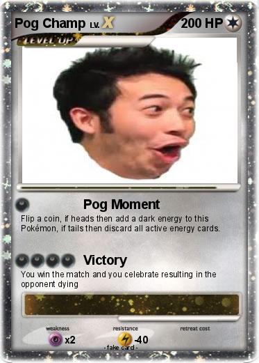 Pokemon Pog Champ