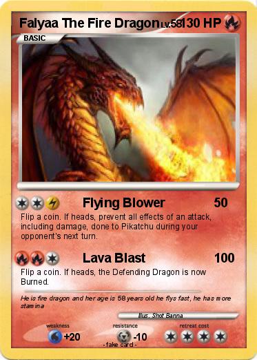Pokemon Falyaa The Fire Dragon
