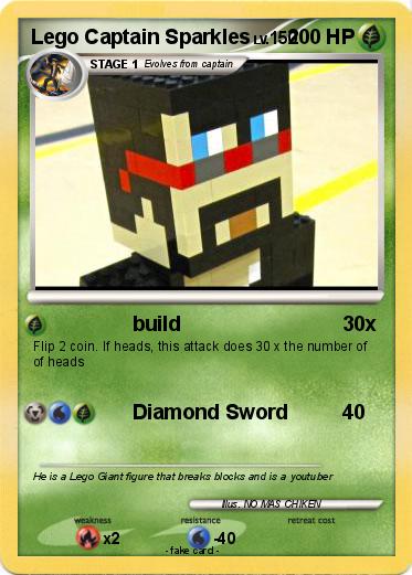 Pokemon Lego Captain Sparkles