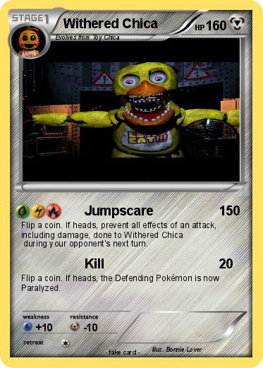 Pokemon Withered Chica