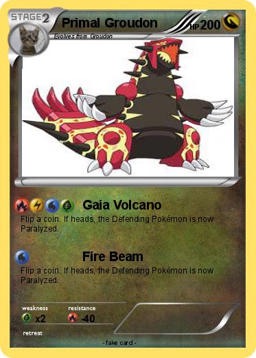 Pokemon Primal Groudon