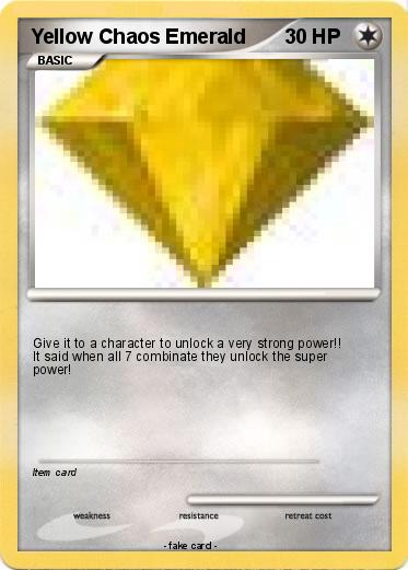 Pokemon Yellow Chaos Emerald