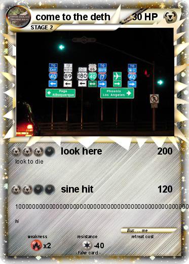 Pokemon come to the deth