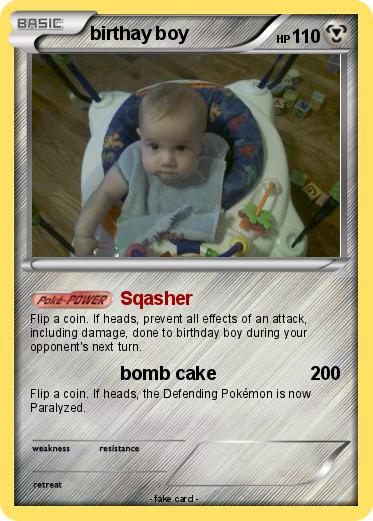 Pokemon birthay boy