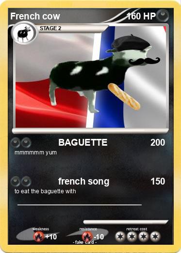 Pokemon French cow