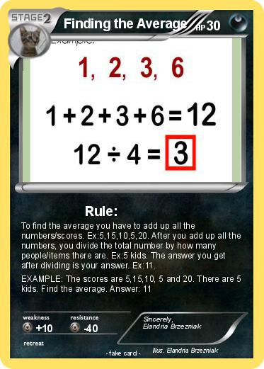 Pokemon Finding the Average
