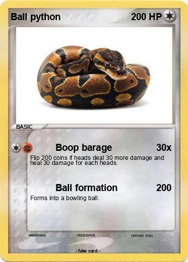 Pokemon Ball python