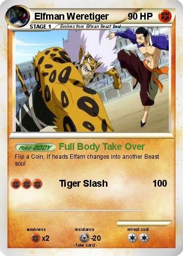 Pokemon Elfman Weretiger