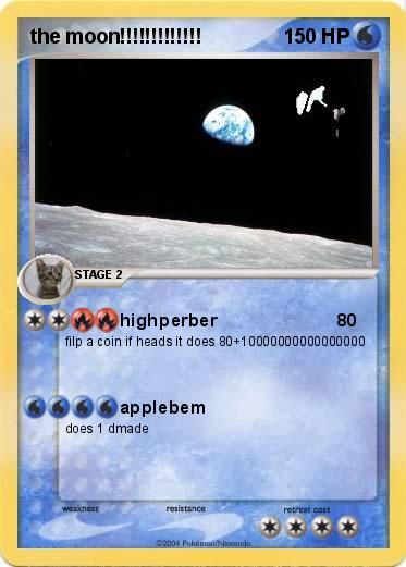 Pokemon the moon!!!!!!!!!!!!!