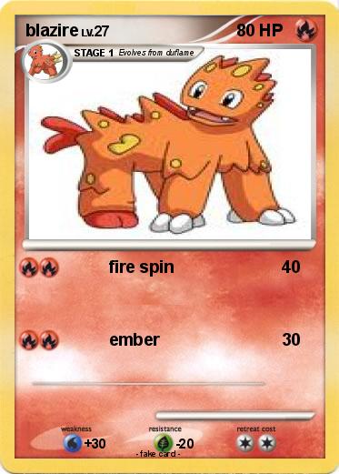 Pokemon blazire