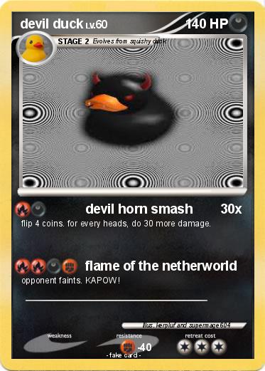 Pokemon devil duck