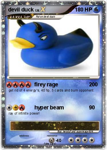 Pokemon devil duck
