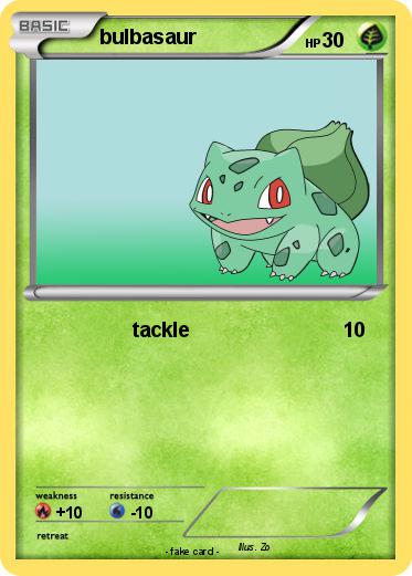 Pokemon bulbasaur