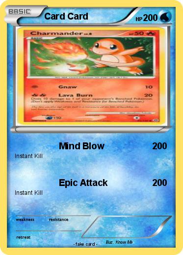 Pokemon Card Card