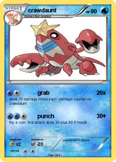 Pokemon crawdaunt