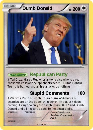 Pokemon Dumb Donald