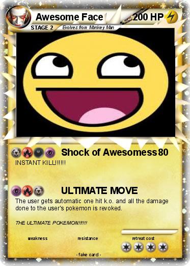 Pokemon Awesome Face