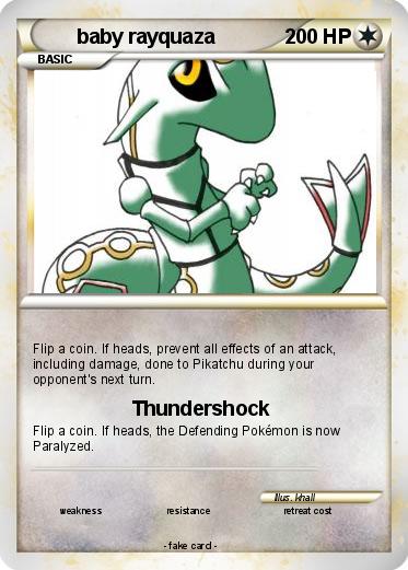 Pokemon baby rayquaza