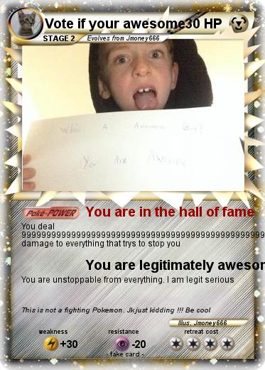 Pokemon Vote if your awesome