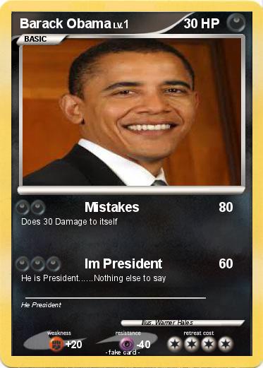 Pokemon Barack Obama