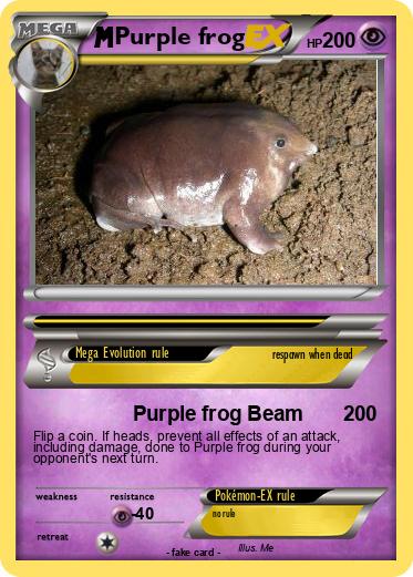 Pokemon Purple frog