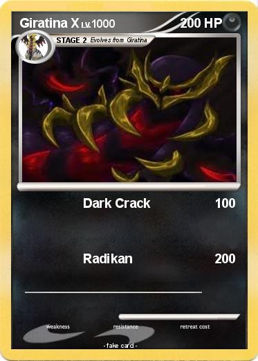 Pokemon Giratina X
