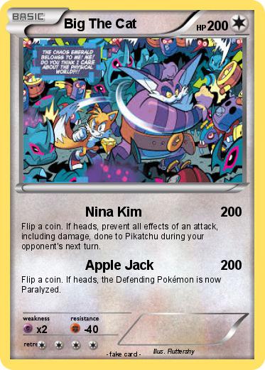 Pokemon Big The Cat