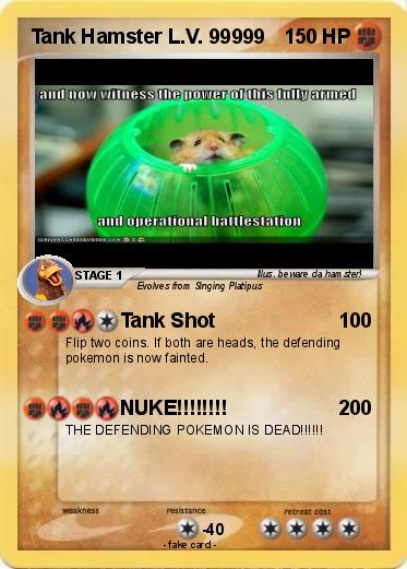 Pokemon Tank Hamster L.V. 99999