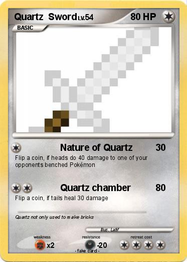 Pokemon Quartz  Sword