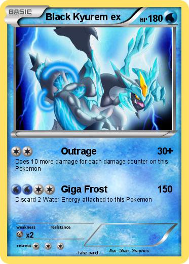 Pokemon Black Kyurem ex