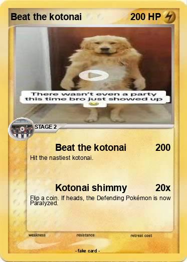Pokemon Beat the kotonai