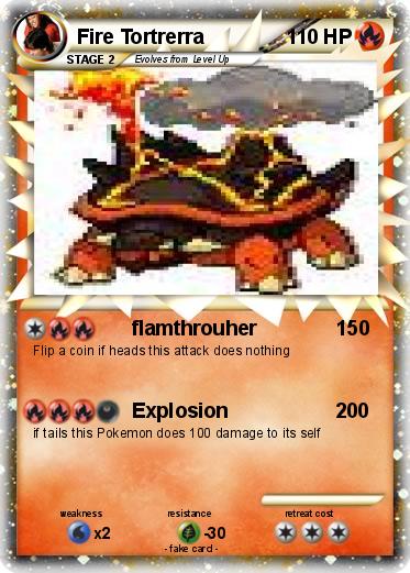 Pokemon Fire Tortrerra