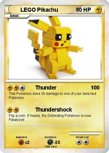 Pokemon LEGO Pikachu