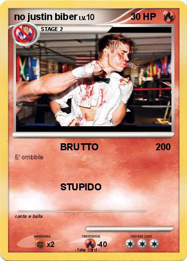 Pokemon no justin biber